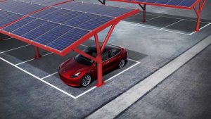 pensiline parcheggio fotovoltaico
